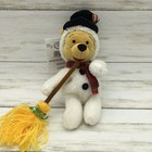 Nwt The Disney Store Snowman Pooh Mini Plush Bean Bag Figure 8  Beanie