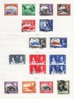 Stamp Collection- Cyprus- Collection On 2 Vintage Album Pages  j171 
