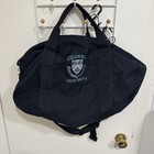 Outdoor Products Columbia University Canvas Navy Blue Duffle Bag Made In Usa