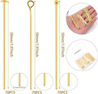 210 Pcs 50mm 1 97 Inch Head Pins For Jewelry Making Straight Ball Eye Pin For Di
