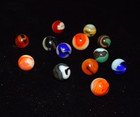                5 Star      Picks Mixed Jabo Classics Marbles Lot Of 13 Mixed Sizes Mint               