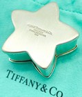 Tiffany   Co  Makers Sterling Silver Star Trinket Box Vintage - 2  Length