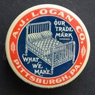 Logan Mattress Antique Celluloid Advertising Tape Measure   Pittsburgh Lofts