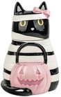  Strawberry Street Halloween Mummy Cat Dolomite  Canister 11 h