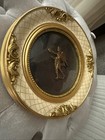 Vintage Andrew Kolb   Sons Ltd  Gold Round Wall Art  Ny Victorian Wall Hanging 