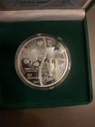 Uefa Euro Cup 2012 2 Part Silver Proof Coin Poland  Ukraine