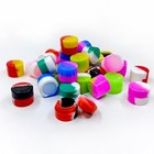 100pcs 2ml Non-stick Silicone Storage Jars For Wax   Concentrates - Assorted Col