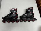 Roller Derby Velocity Adjustable Inline Skates Adult Unisex Size 7-10 Black Red