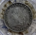     1881 Colombia 50 Centavos Silver Coin Pcgs Au50   