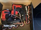Rollerblade Micro Blade - Youth Adjustable Size Inline Skates With Pads