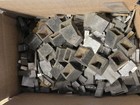 Vintage Letterpress Metal Blocks Spacing Printer Furniture 10 5 Lbs Bulk Lot