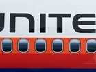 1980   s United Airlines Dc 10 Mcdonnell Douglas Curved Side Airplane Sign
