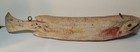 Vintage Primitive Wooden Hand Carved Fish Bait Shop Sign 15  Folk Art 