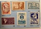 Latin America Caribbean Stamp Lot Brazil Argentina Jamaica Peru Columbia  