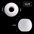 Wooden Spacer Beads - Jumbo 10mm   25mm Round Balls  White - 50 25mm 