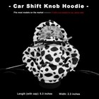 Car Shift Knob Hoodie Cover  Funny Gear Shifter Protector Sweater Hoodie Cow