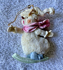 Lot Of 4 Vintage Snowman Christmas Ornaments 4    Poly Resin