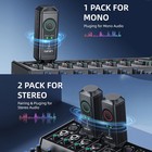 Xlr Bluetooth Audio Stereo Receiver Adapter For Pa Dj System Mixer  15h Battery