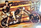 Rare Vintage Discontinued 2003 Dita Von Teese West Coast Choppers Poster 2    X 3   