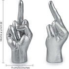 Middle Finger Statue Joke Gifts 7 9 Inch Funny Desk Decor Resin Decoration