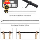 Nvaav 1 2 4 Pack Kayak Paddle Board Tether Leash 1pc 3 3-7ft   Black
