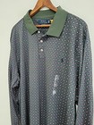 Polo Ralph Lauren Long Sleeve Polo Shirt 2xl Custom Slim Fit Nwot Geometric Patt