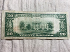 1929  20 National Bank Note The Denver National Bank Of Denver Colorado Ch 3269