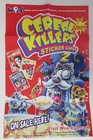 Cereal Killers 1st Series Empty Display Box W box Topper Sell Sheet Poster