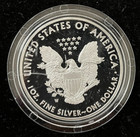 2019-w American Silver Eagle  1 Proof Coin Missing Coa And Box West Point Mint
