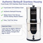 Blemished Berkey Water Filter System W  Nsf Certified Boroux Black Filters