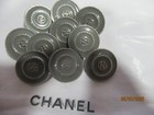 Chanel 10 Silvr  Tone   Cc Logo  Gray Color 20mm  3 4   Button This Is For 10