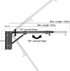 Triangle Wall Mounting Boom Arm Light Stand For Photography Studio Video Strobe 