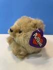 Puffkins Plush Swibco Retired Honey The Bear 3 27 97 Tan Heart Tag 4    Vintage