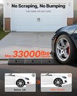 Vevor 2-pack Rubber Curb Ramp  33069lbs Load  2  Rise  Heavy Duty