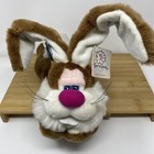 Vtg Applause Telly Bunny Rabbit Plush Stuffed Animal Brown Touch Of Spring 1988