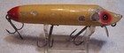 062325 Vintage Heddon Wood Vamp Lure  4-3 8   Glass Eyes