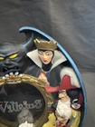 Disney Villains Oval Picture Frame Maleficent Hook Ursula Jafar Cruella 3d 2000