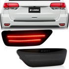 Rear Bumper Reflectors Light For Jeep Grand Cherokee 2011-2021 Smoked Lens