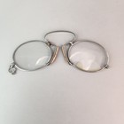 Antique Eyeglasses Pince-nez Nose Pinch Alumnico Marked