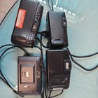 Lot Of 4 Vintage 35mm Film Cameras  Minolta Olympus Zoom 3000  Canon   Untested 