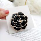 Luxury Design Pearl Camellia Brooch Women Rose Flower Sweater Pin Accessories