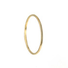 Smooth Gold Stacker  14k Gold Filled  Thin Round Gold  Stackable Ring  1mm Band