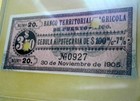 3 5 Billete Colonial Banco Territorial Agricola Spanish Puerto Rico Credit Note