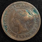 Canada 1 Cent 1876h  Coin  Inv e733