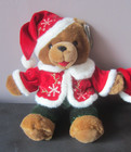 Lot  2  New  2004 Dan Dee Snowflake Friends Christmas Plush Teddy Bears Stuffy