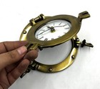 6 In Antique Nautical Navigation Marine Ship Porthole Metal Wall D  cor Clock