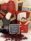 Pattern Primitive Santa Claus Doll Teaching Reindeer New Hanging By A Thread
