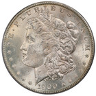 2 Coins- Morgan Silver Dollar- O   S Mint- 1900 Year-cleaned- With Capsule