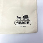 Coach Protector Dust Bag For Purse Ivory Drawstring Satin 15 X 19 Handbag Cover