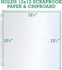 Scrapbook Refill Pages 12x12 Inch  100 Pack  Fits 3 Ring Scrapbook